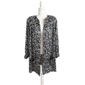 Vintage 1980's Gemini II Open Front Duster Jacket